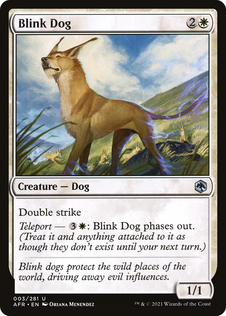 Blink Dog (AFR-003) [Adventures in the Forgotten Realms] Foil