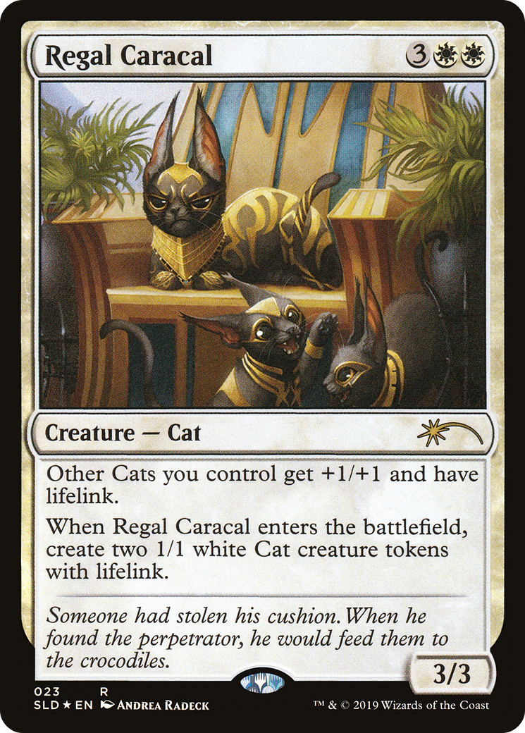Regal Caracal (SLD-023) [Secret Lair Drop] Foil