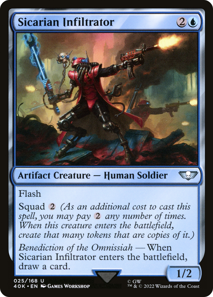 Sicarian Infiltrator (40K-025) [Warhammer 40,000 Commander]