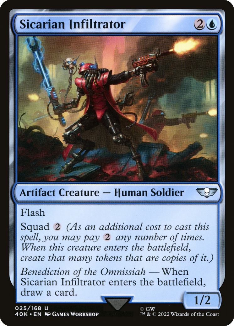 Sicarian Infiltrator (40K-025) [Warhammer 40,000 Commander]