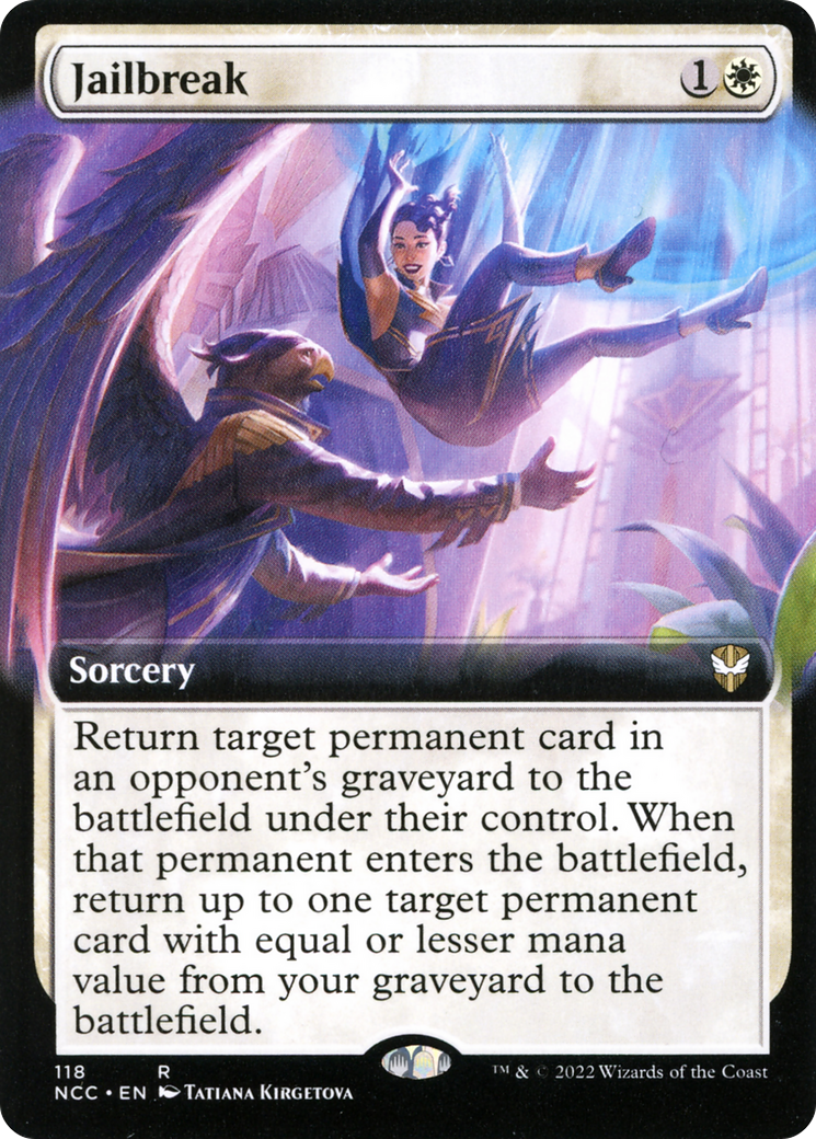 Jailbreak (Extended Art) (NCC-118) [New Capenna Commander]