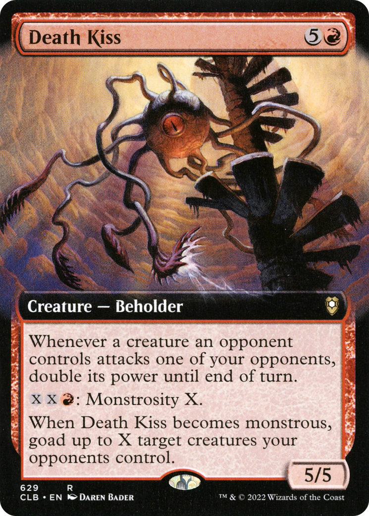 Death Kiss (Extended Art) (CLB-629) [Commander Legends: Battle for Baldur's Gate]