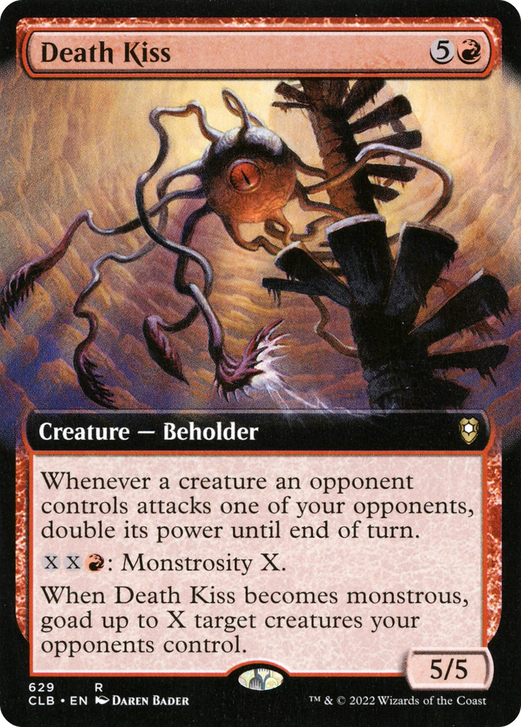 Death Kiss (CLB-629) [Commander Legends: Battle for Baldur's Gate]: (Extended Art)