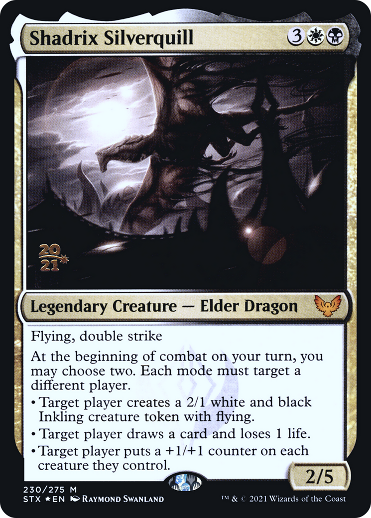 Shadrix Silverquill (PRE-230S) [Strixhaven: School of Mages Promos] Foil