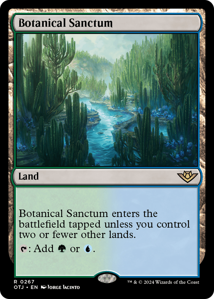 Botanical Sanctum (OTJ-267) [Outlaws of Thunder Junction] Foil