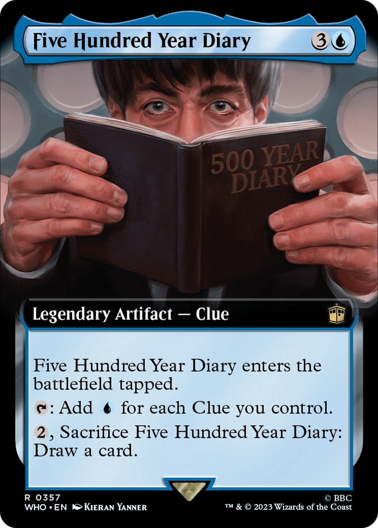 Five Hundred Year Diary (WHO-357) [Doctor Who]: (Extended Art) Foil