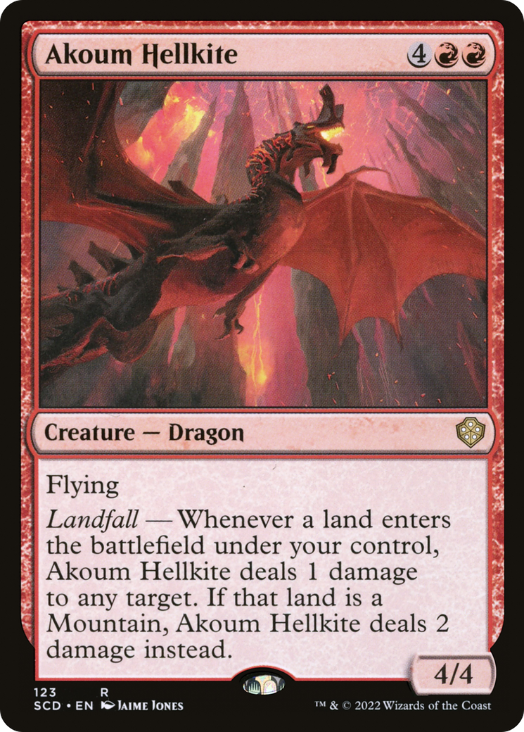 Akoum Hellkite (SCD-123) [Starter Commander Decks]