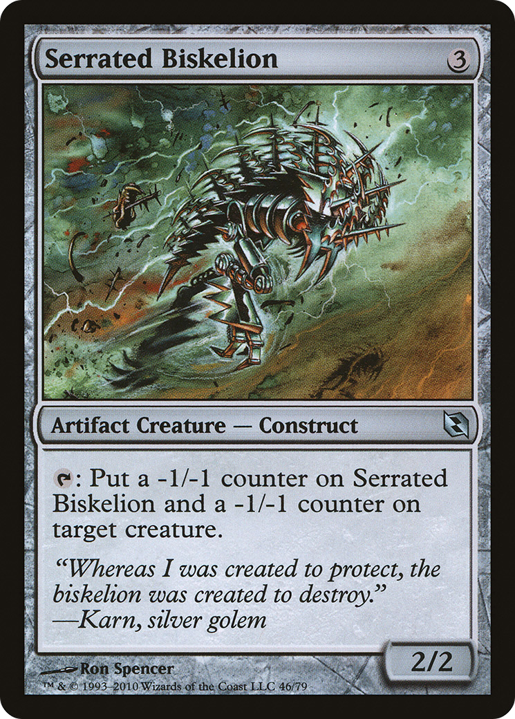Serrated Biskelion (DDF-046) [Duel Decks: Elspeth vs. Tezzeret]