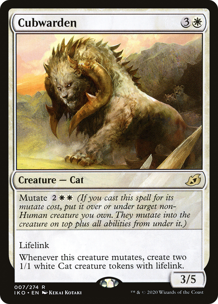 Cubwarden (IKO-007) [Ikoria: Lair of Behemoths] Foil