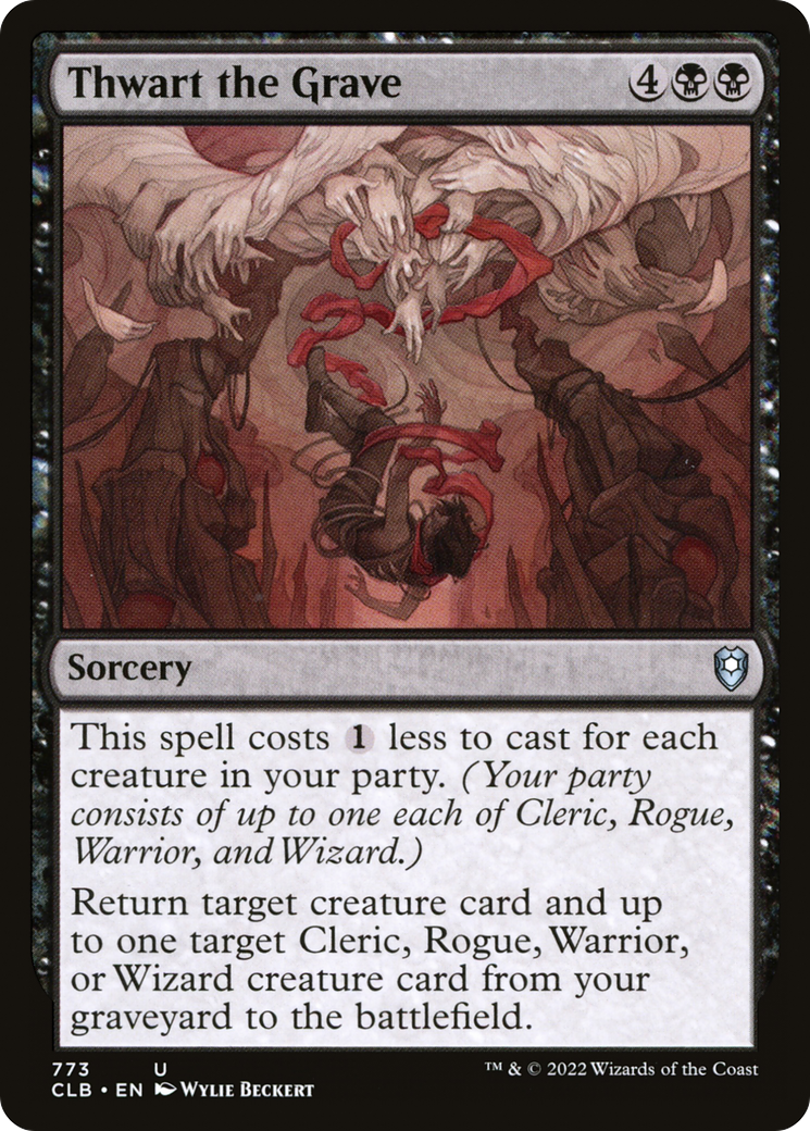 Thwart the Grave (CLB-773) [Commander Legends: Battle for Baldur's Gate]