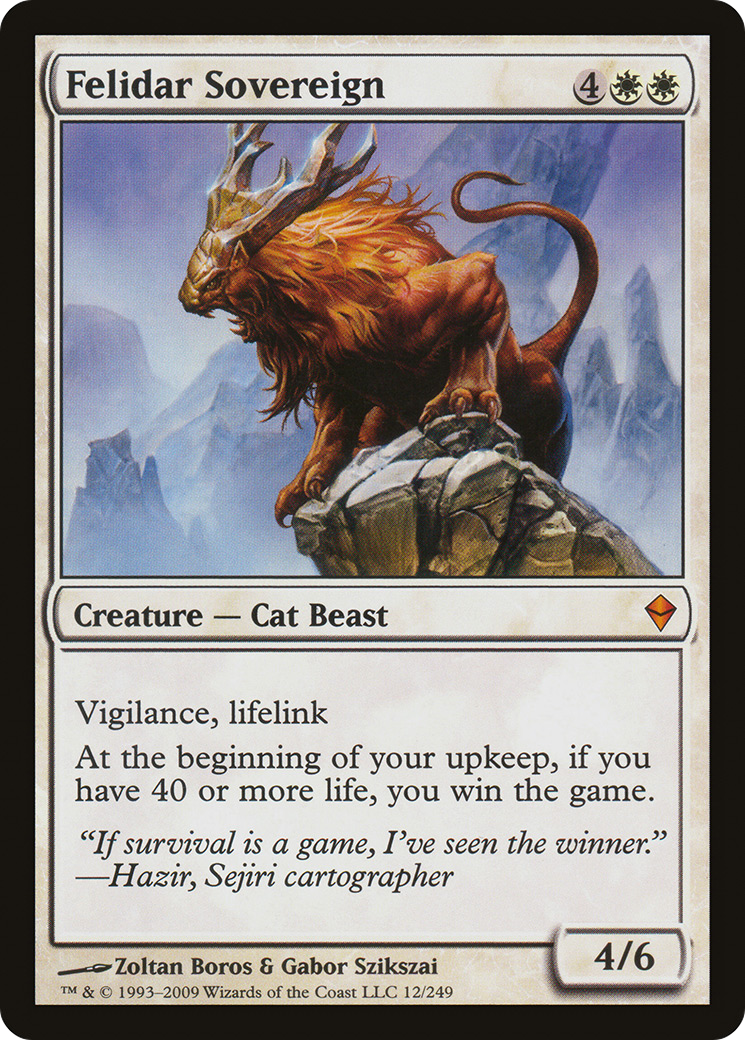 Felidar Sovereign (ZEN-012) [Zendikar]