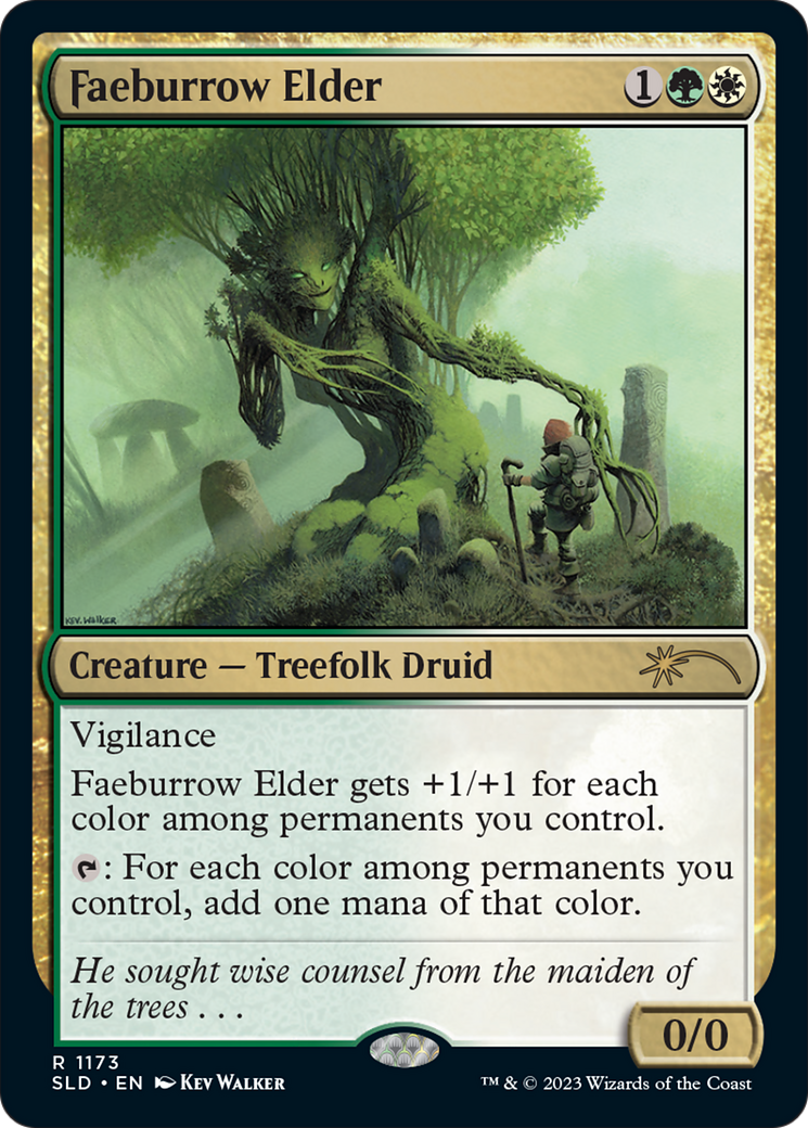 Faeburrow Elder (SLD-1173) [Secret Lair Drop]: (Full Art) Foil