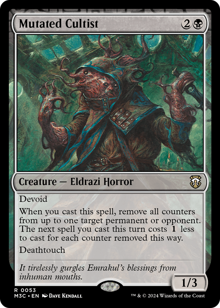 Mutated Cultist (M3C-053) [Modern Horizons 3 Commander]: (devoid)