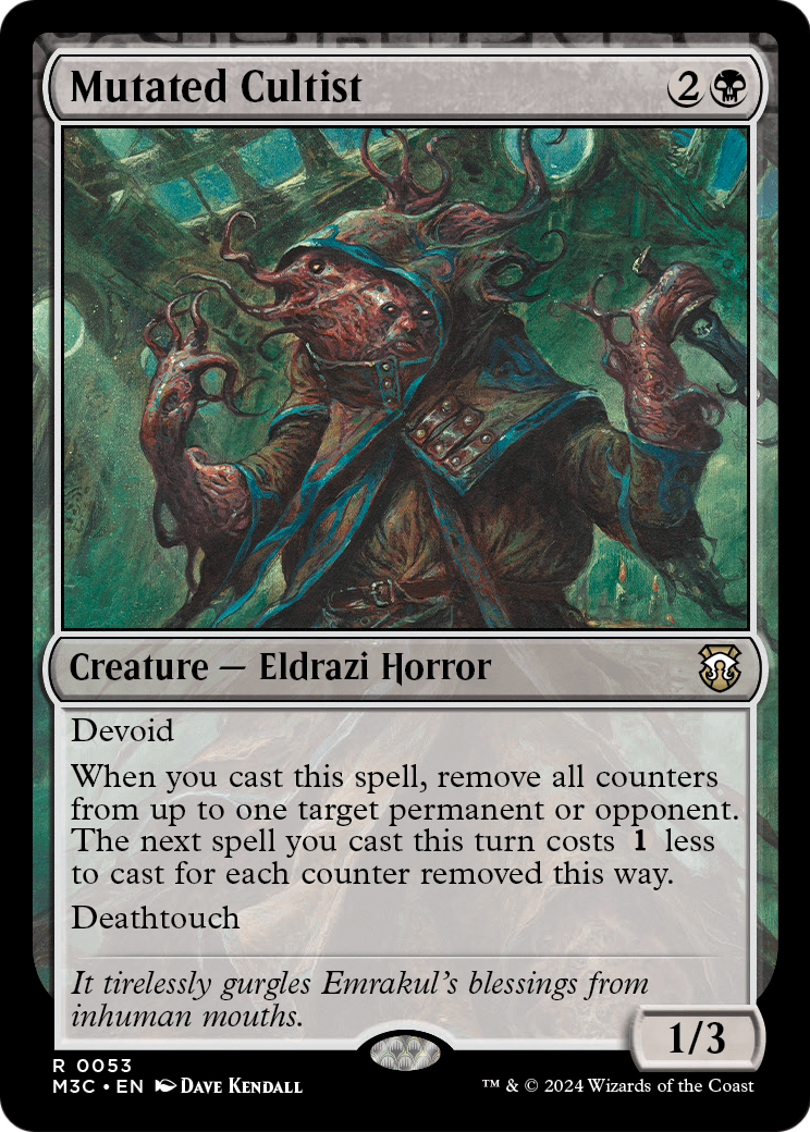 Mutated Cultist (M3C-053) [Modern Horizons 3 Commander]
