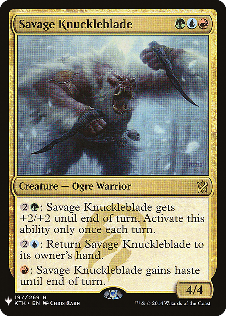 Savage Knuckleblade (LIST-KTK-197) [The List]