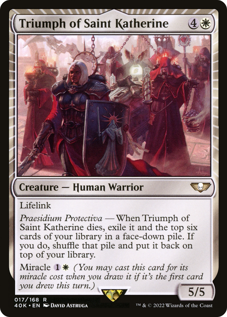 Triumph of Saint Katherine (40K-017) [Warhammer 40,000 Commander]