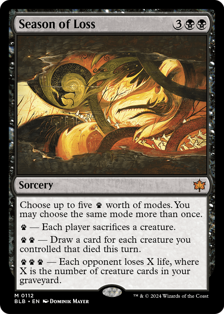 Season of Loss (BLB-112) [Bloomburrow]