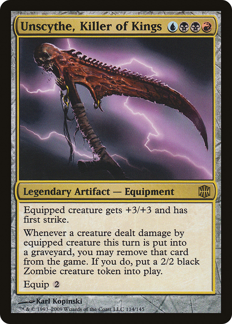 Unscythe, Killer of Kings (ARB-114) [Alara Reborn]