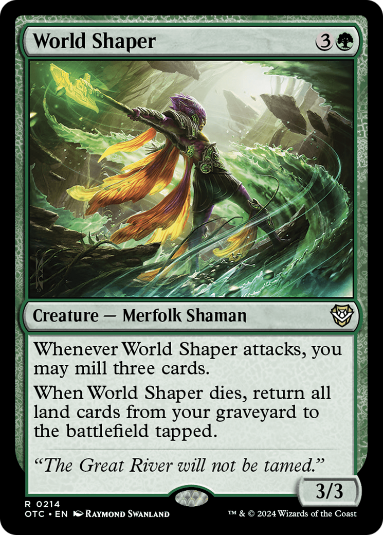 World Shaper (OTC-214) [Outlaws of Thunder Junction Commander]