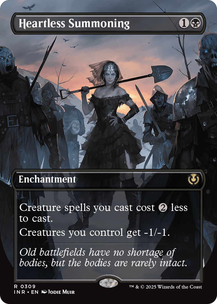 Heartless Summoning (INR-309) [Innistrad Remastered]: (enchantment) (Borderless) Foil