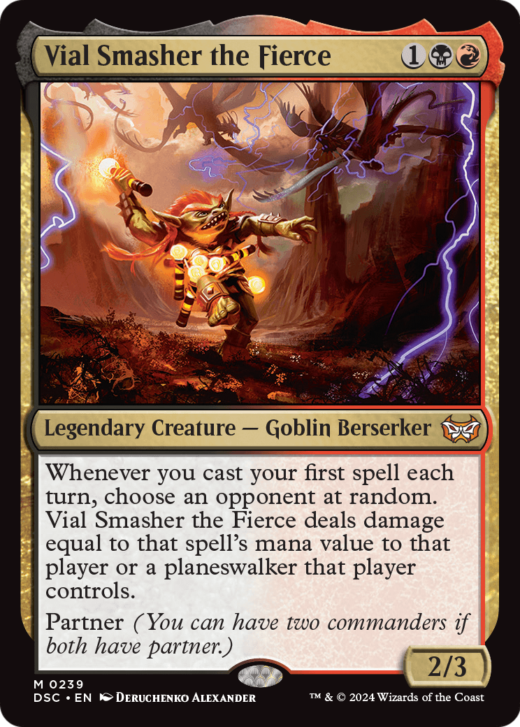 Vial Smasher the Fierce (DSC-239) [Duskmourn: House of Horror Commander]