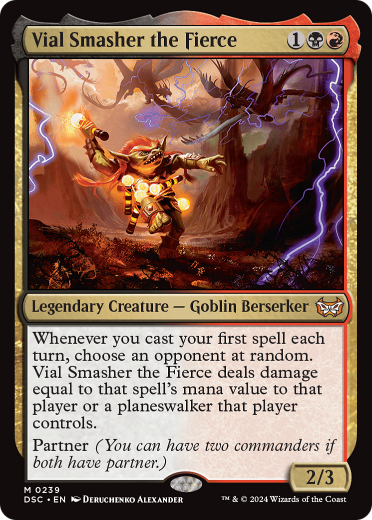 Vial Smasher the Fierce (DSC-239) [Duskmourn: House of Horror Commander]