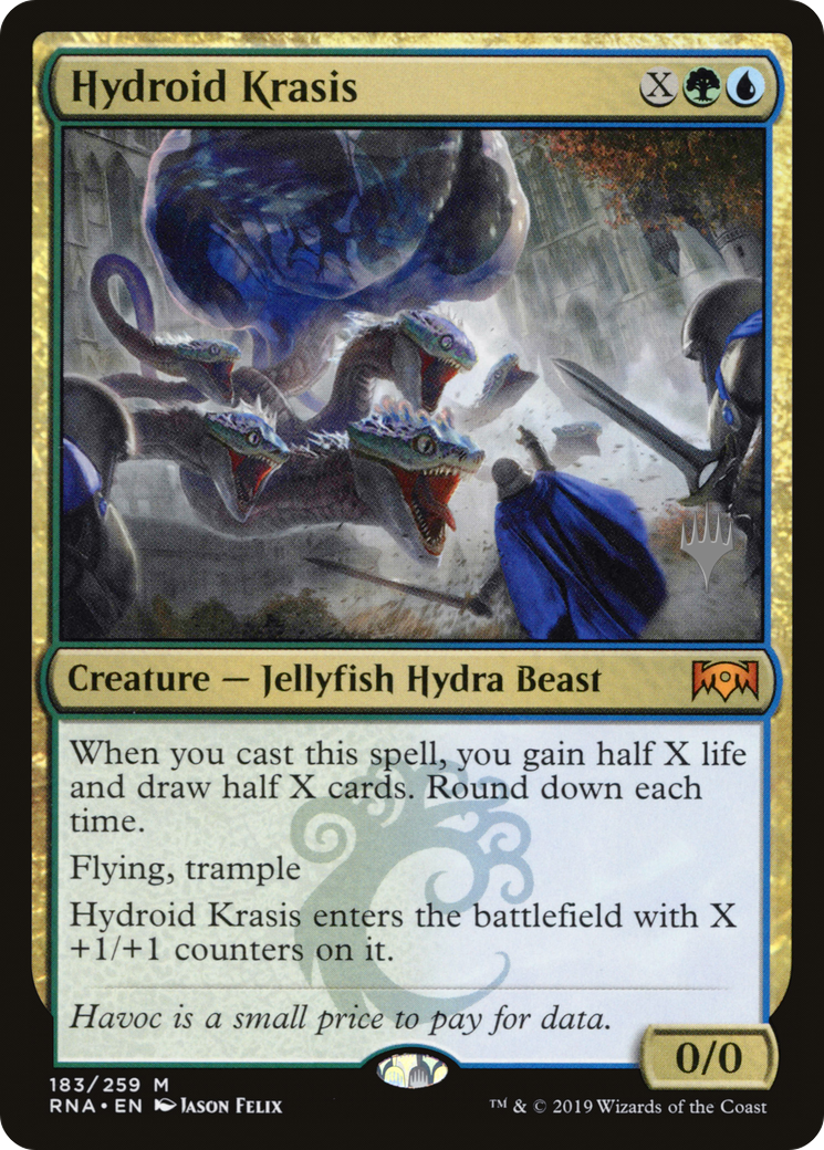Hydroid Krasis (PPELD-183P) [Promo Pack: Ravnica Allegiance Promos]