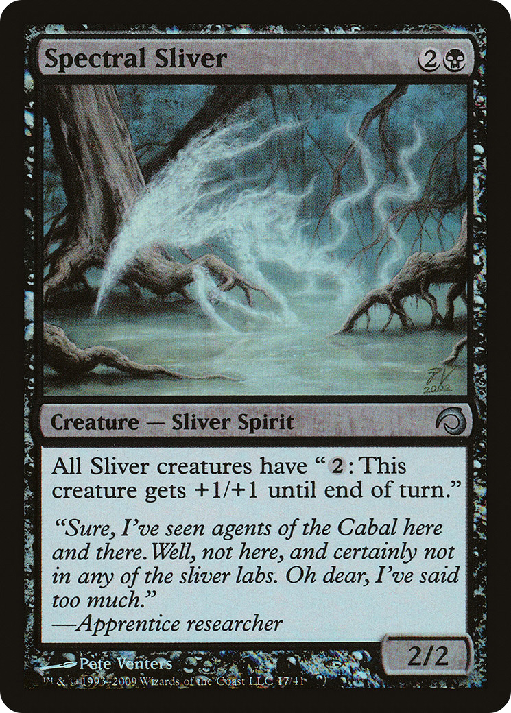 Spectral Sliver (PDS-017) [Premium Deck Series: Slivers] Foil