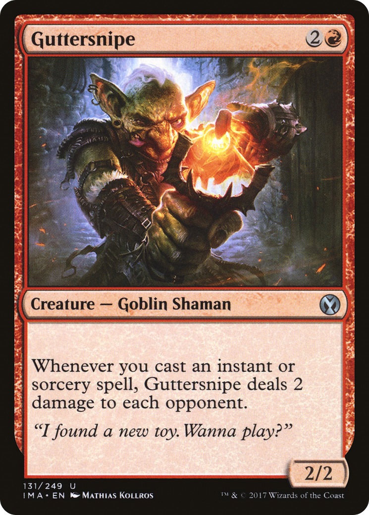 Guttersnipe (IMA-131) [Iconic Masters] Foil