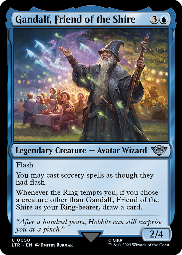 Gandalf, Friend of the Shire (LTR-050) [The Lord of the Rings: Tales of Middle-earth] Foil