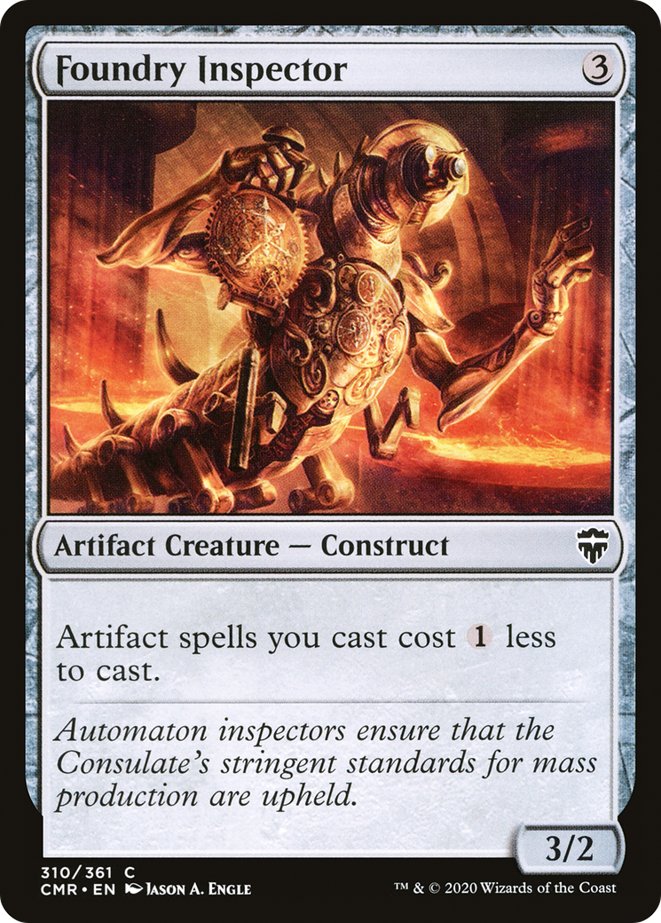 Foundry Inspector (CMR-310) [Commander Legends] Foil
