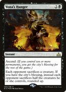 Vona's Hunger (PRE-90S) [Rivals of Ixalan Promos] Foil