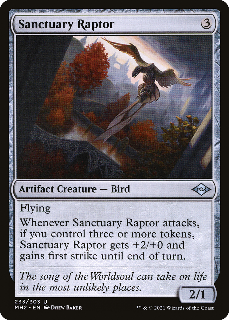 Sanctuary Raptor (MH2-233) [Modern Horizons 2]