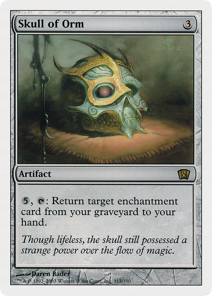 Skull of Orm (8ED-313) [8th Edition]