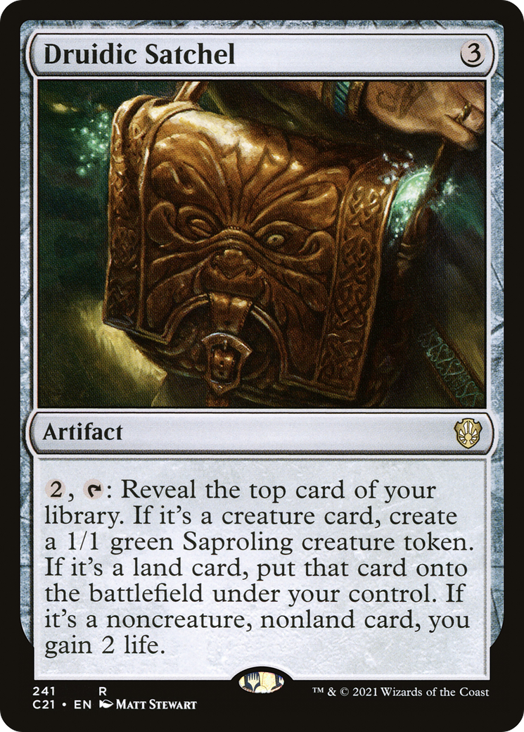 Druidic Satchel (C21-241) [Commander 2021]
