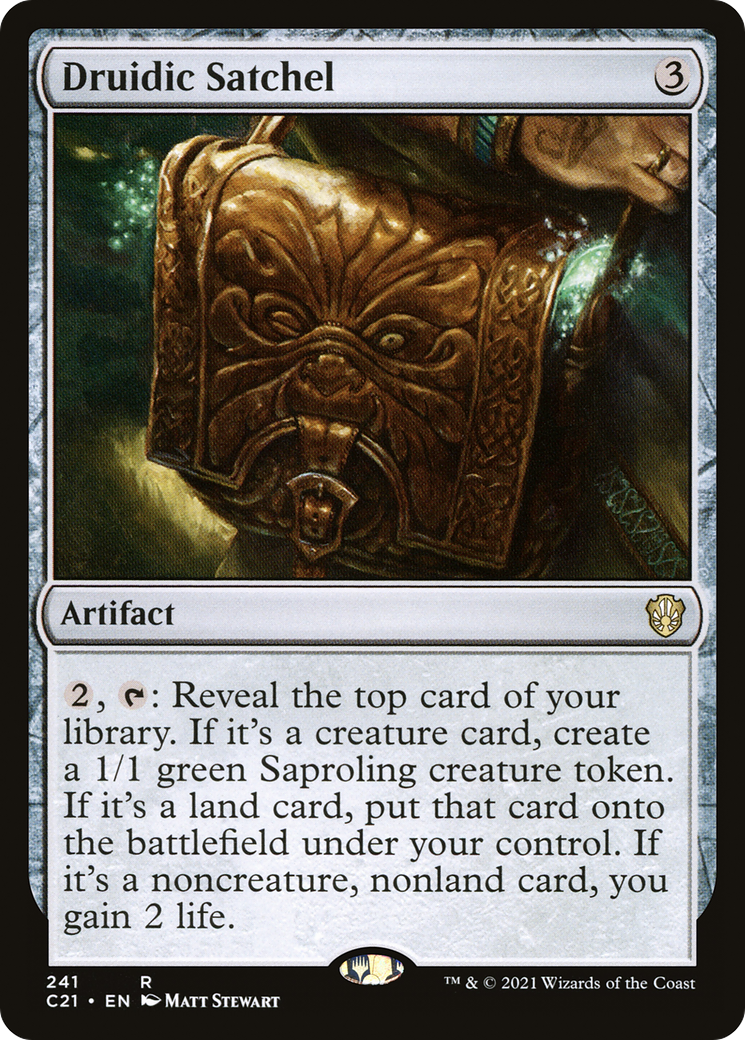 Druidic Satchel (C21-241) [Commander 2021]