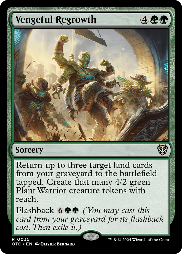 Vengeful Regrowth (OTC-035) [Outlaws of Thunder Junction Commander]