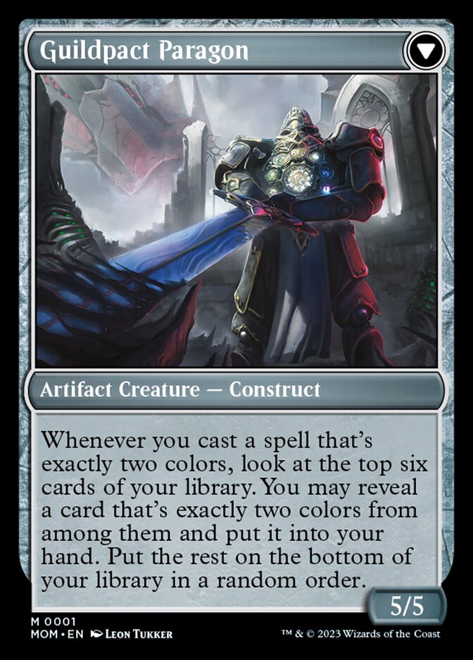 Invasion of Ravnica // Guildpact Paragon (MOM-001) [March of the Machine] Foil