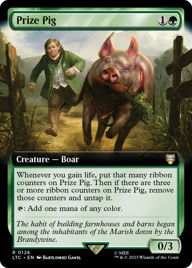 Prize Pig (Extended Art) (LTC-126) [Tales of Middle-earth Commander]