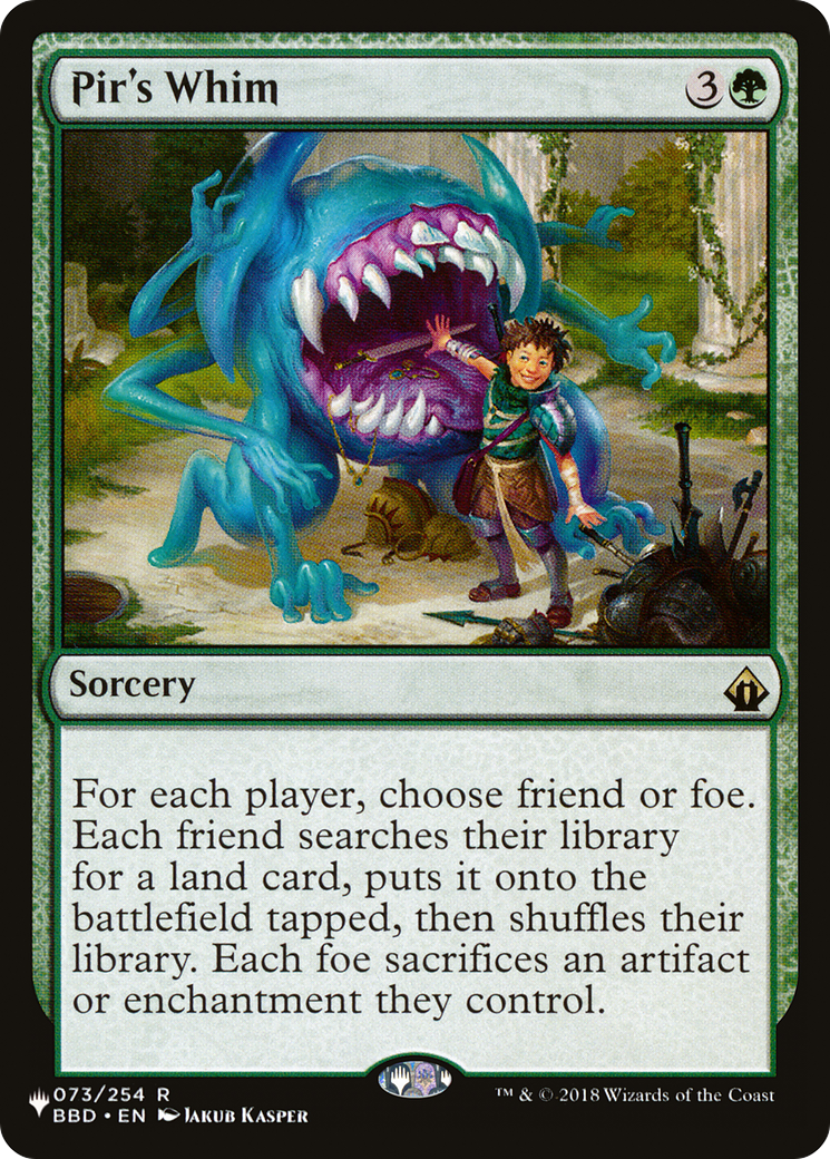 Pir's Whim (LIST-BBD-73) [The List]