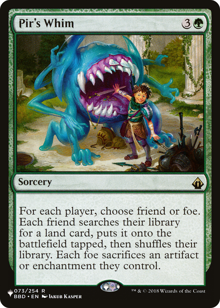 Pir's Whim (LIST-BBD-73) [The List]