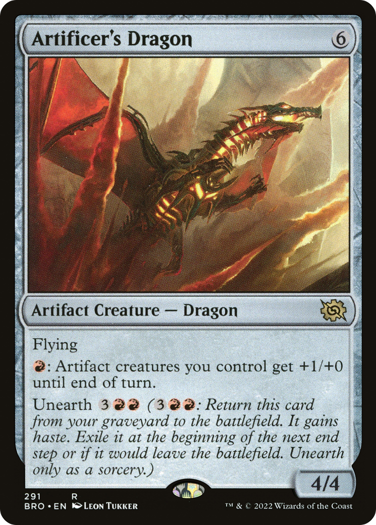 Artificer's Dragon (BRO-291) [The Brothers' War]