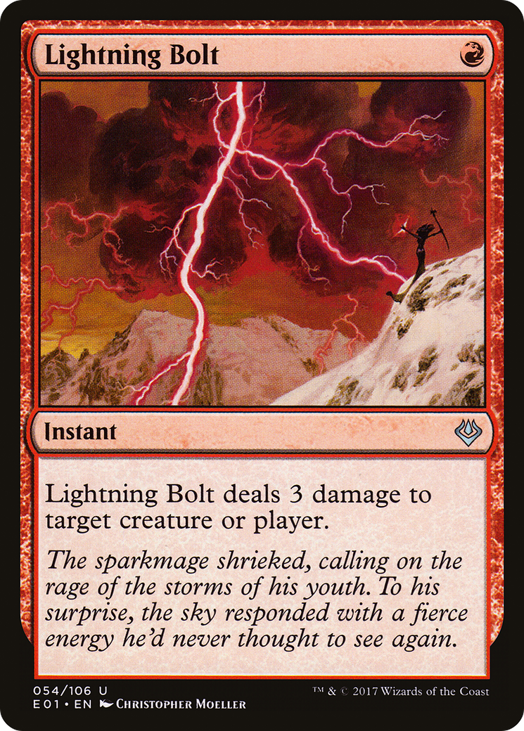 Lightning Bolt (AC2-054) [Archenemy: Nicol Bolas]