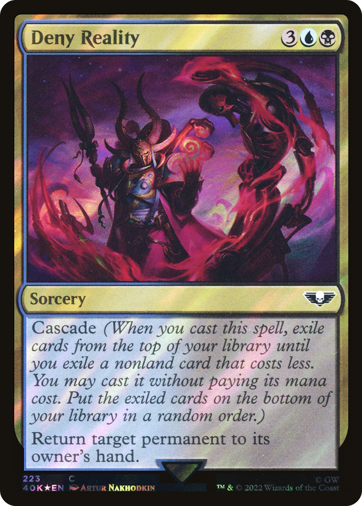 Deny Reality (40K-223★) [Warhammer 40,000 Commander] Foil