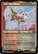 Akiri, Line-Slinger (CMR-515) [Commander Legends] Etched Foil