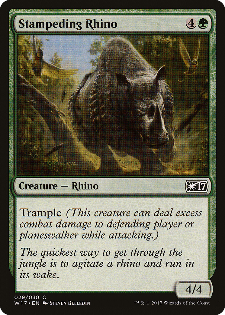 Stampeding Rhino (W17-029) [Welcome Deck 2017]