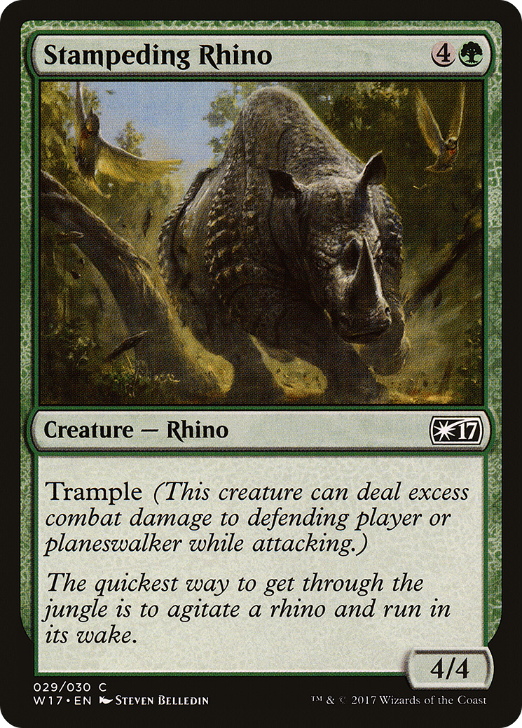 Stampeding Rhino (W17-029) [Welcome Deck 2017]