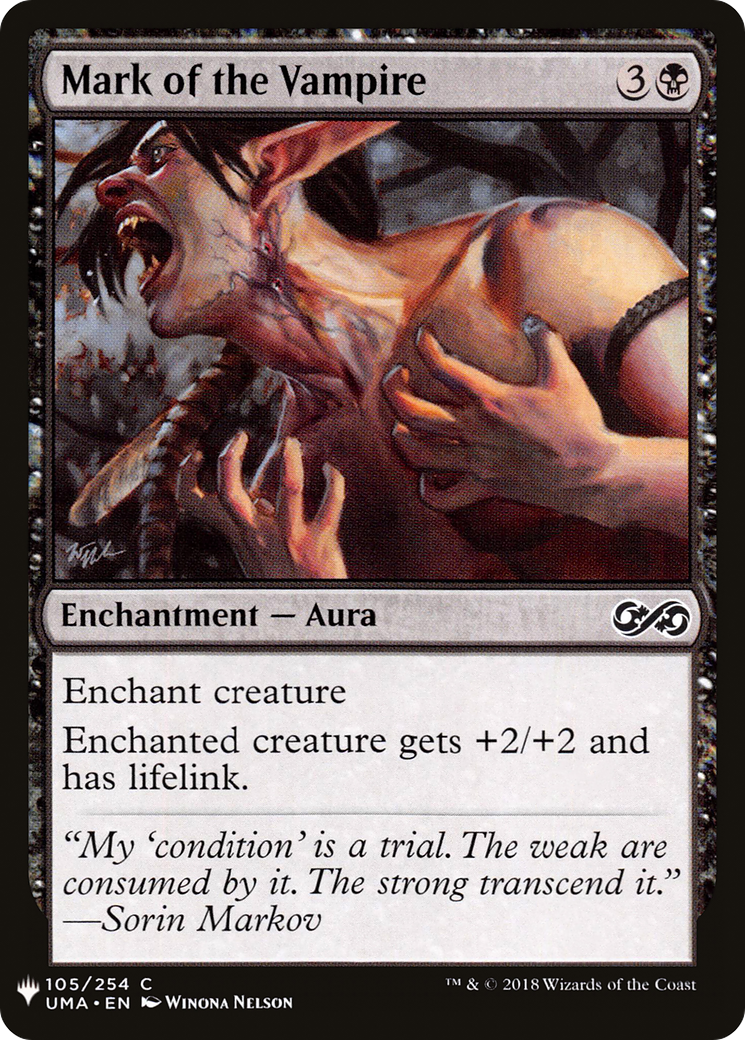 Mark of the Vampire (LIST-UMA-105) [The List]
