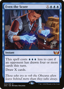 Even the Score (PPSNC-42P) [Streets of New Capenna Promos] Foil