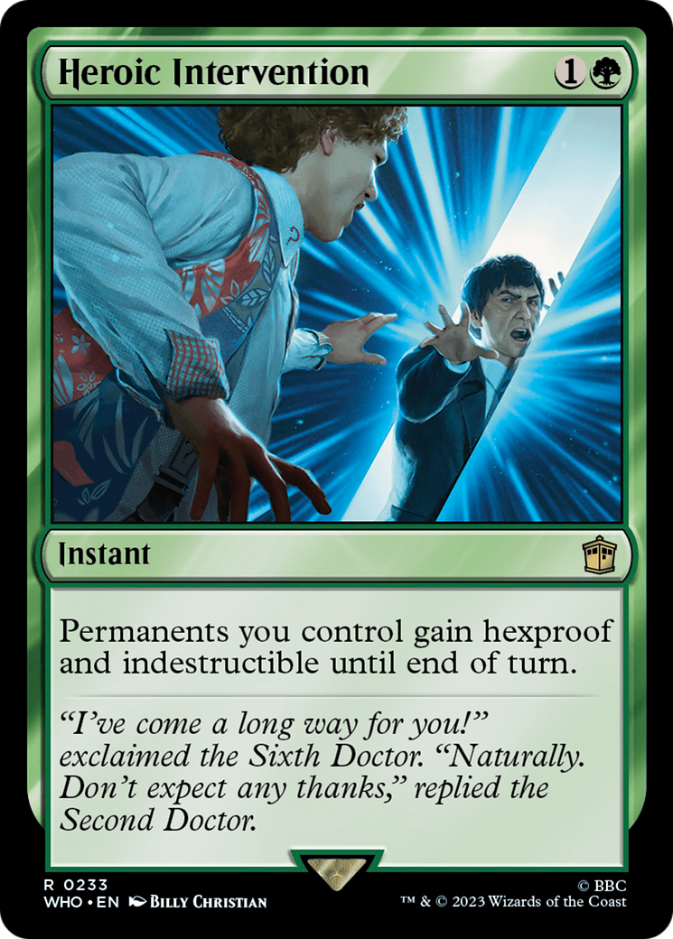 Heroic Intervention (WHO-233) [Doctor Who] Foil